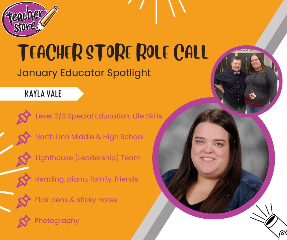 January Educator Spotlight Featuring Kayla Vale